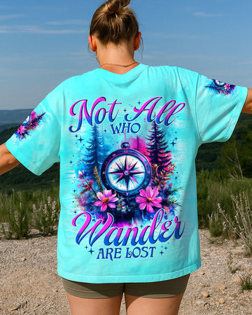 NOT ALL WHO WANDER ARE LOST COMPASS ALL OVER PRINT - TYTM0107252