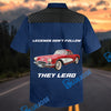 Bluejose Personalized 1958 Chevrolet Corvette C1 Garage Mechanic Hawaiian Shirt