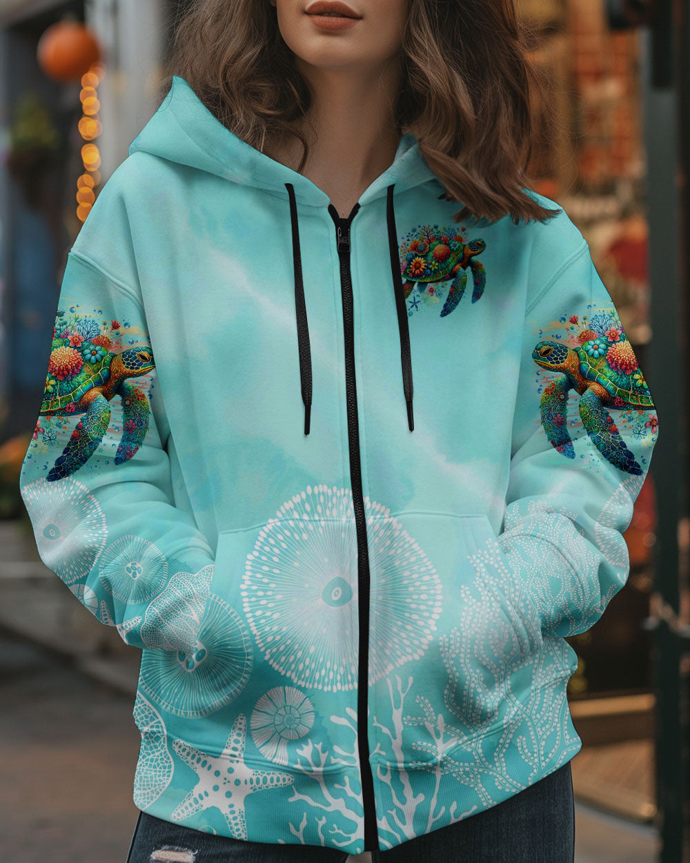 SALTWATER HEALS EVERYTHING TURTLE ALL OVER PRINT - TLTR1601251