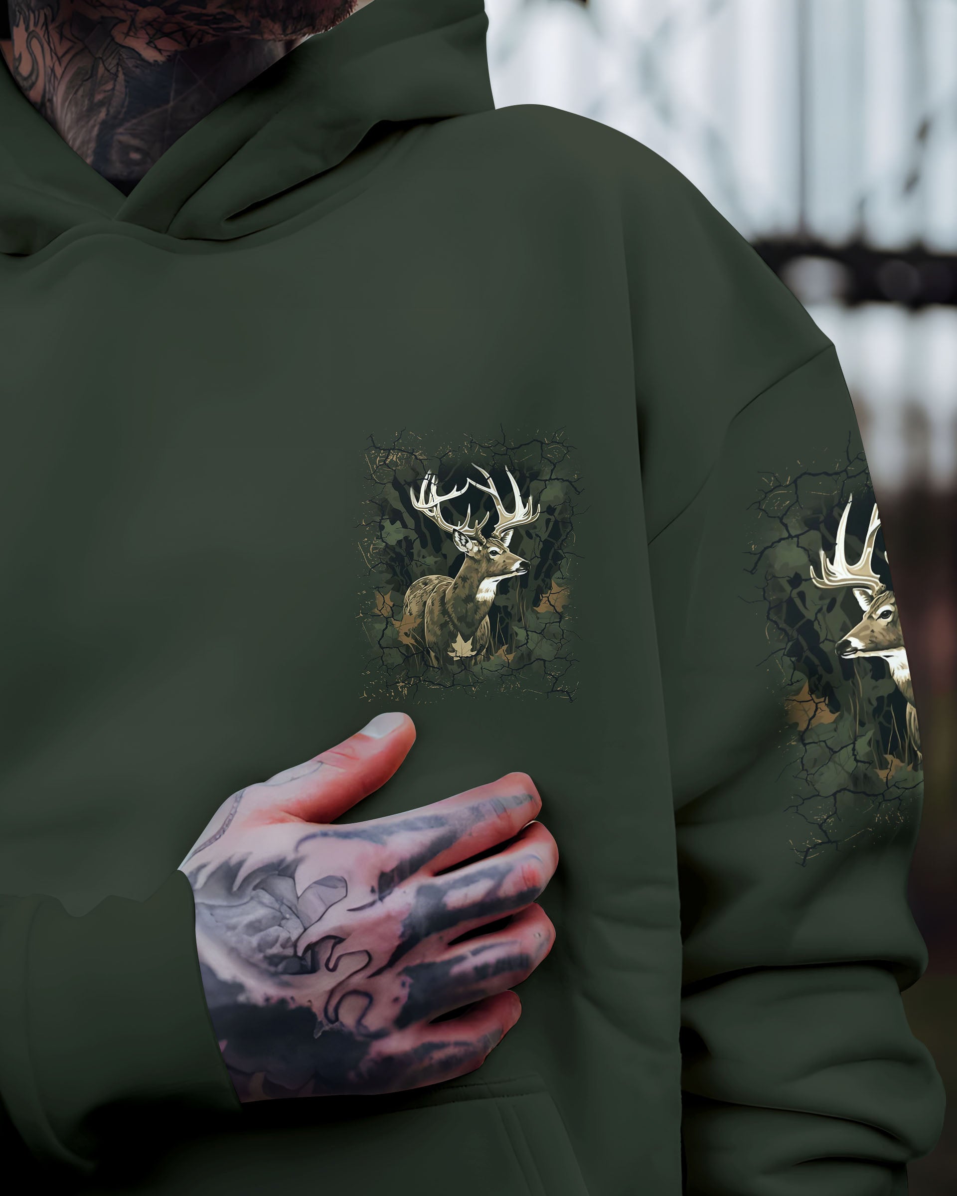 AND INTO THE FOREST I GO DEER ALL OVER PRINT - YHLN2509254