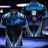 BlueJose Billiard BlackJack Team Personalized Name Polo Shirt