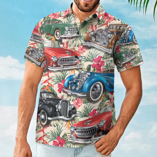 Car Lovers - Personalized Photo Hawaiian