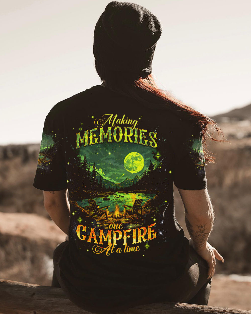 MAKING MEMORIES ONE CAMPFIRE AT A TIME ALL OVER PRINT  - TLNT1202251