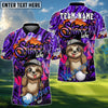 BlueJose Sloth Street Golf Polo Shirt, Customized Name & Team Name 3D Shirts (4 Colors)
