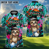 BlueJose Sloth Street Golf Polo Shirt, Customized Name & Team Name 3D Shirts (4 Colors)