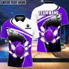 BlueJose Bowling and Pins Broken Multicolor Personalized Name Team Name 3D Shirt