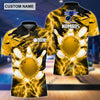 BlueJoses Thunder Power Bowling And Pins Personalized Name Team Name 3D Shirt for Allen Moll