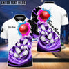 BlueJose Bowling Strike Paint Color Personalized Name, Team Name 3D Shirt