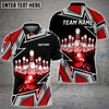 BlueJose Bowling And Pins Premium Super Customized Name 3D Shirt (4 Colors)