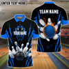 BlueJose Bowling And Pins Monster Pattern Customized Name, Team Name 3D Shirt (4 Colors)