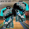 BlueJose Bowling And Pins Runway Customized Name 3D Shirt (4 Colors)