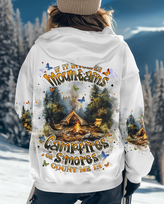 IF IT INVOLVES MOUNTAINS CAMPFIRES ALL OVER PRINT - TLPQ1909241