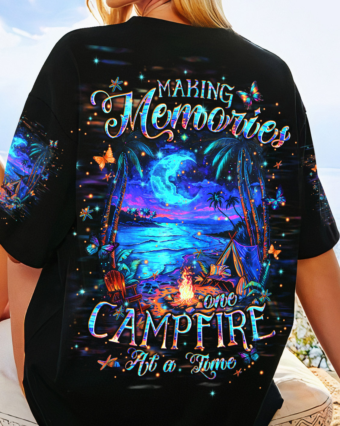 MAKING MEMORIES ONE CAMPFIRE AT A TIME ALL OVER PRINT - TLPQ2604241