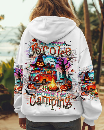 MY BROOM BROKE SO NOW HALLOWEEN CAMPING ALL OVER PRINT - TLPQ2908243