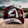 BlueJose Personalized Salmon Fishing Red Cap