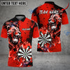 BlueJose Darts Flame Lion Personalized Name, Team Name Shirt (4 Colors)