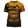 Pickleballer Shirt For Men, Custom Name Pickleball Polos, Shirt For Pickleball Lover