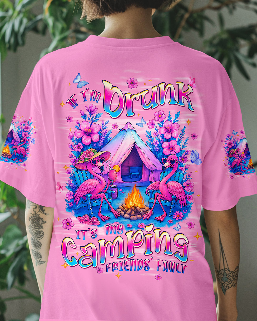 IF I'M DRUNK FLAMINGO CAMPING ALL OVER PRINT - TYPQ0206252