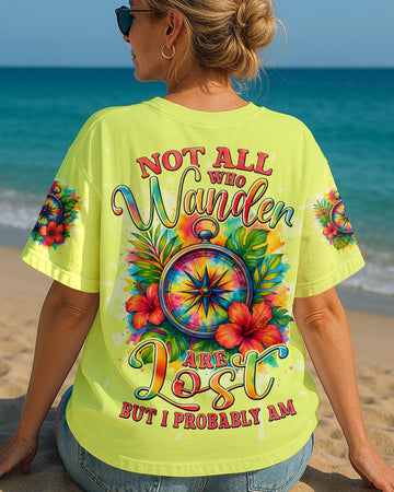 NOT ALL WHO WANDER ARE LOST COMPASS ALL OVER PRINT - TYPQ0707252