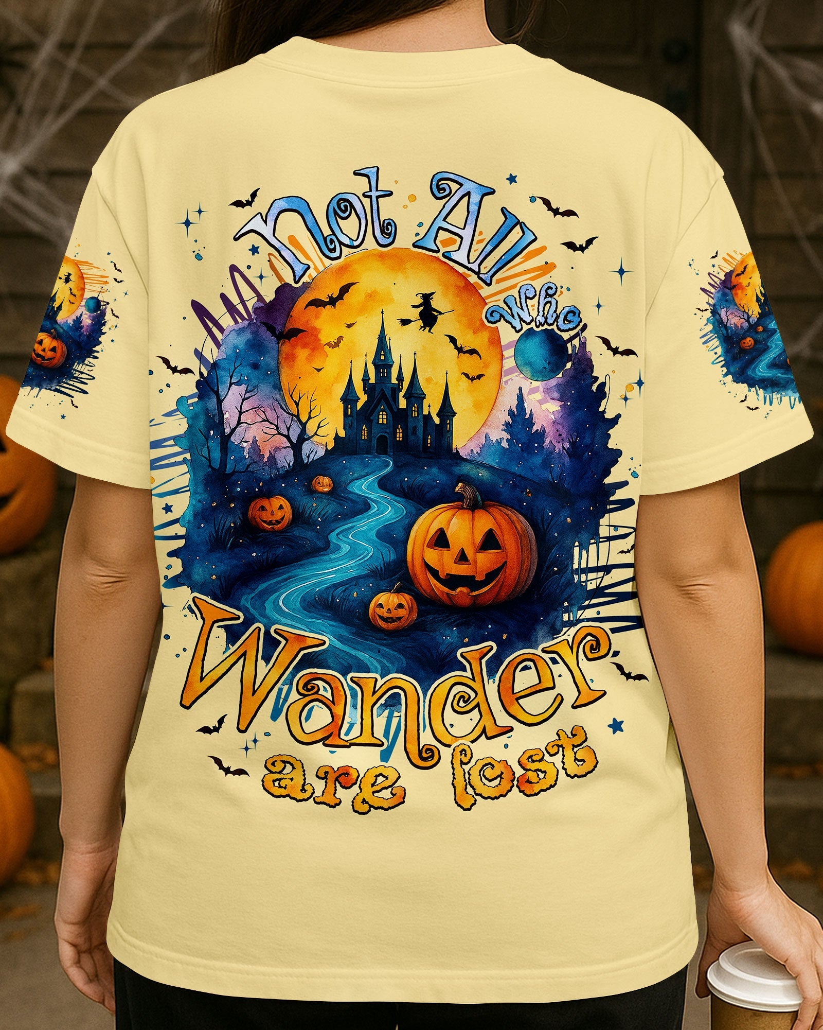 NOT ALL WHO WANDER ARE LOST HALLOWEEN ALL OVER PRINT - TYPQ3107253