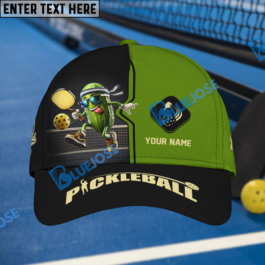 BlueJose Custom Name Pickleball Hat, Funny Pickleball Baseball Cap, Gifts For Pickleball Players
