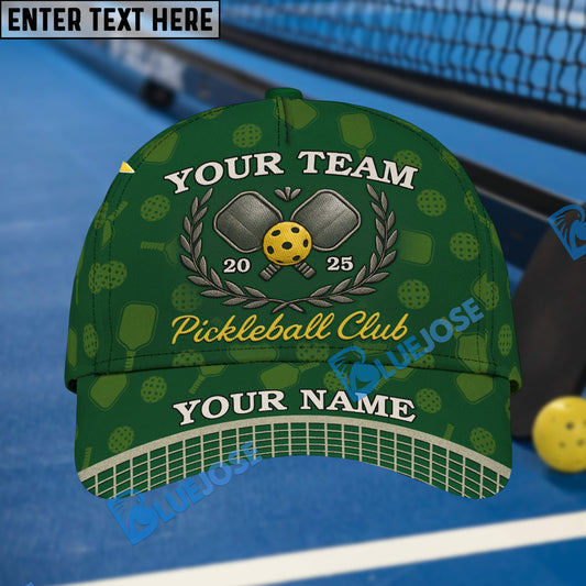 BlueJose Custom Name Pickleball Club Hat, Personalized Pickleball Hat with Team Name And Year, Pickleball Hat for Men