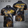 BlueJose Darts Storm Tiger Personalized Name, Team Name Shirt (4 Colors)