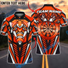 BlueJose Darts Hornet Style Power Lines Personalized Name, Team Name Unisex Shirt (4 Colors)