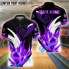 BlueJose Bowling And Pins Golden Crown Customized Name, Team Name 3D Shirt (4 Colors)