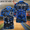 BlueJose Bowling And Pins Minotaur Thunder Customized Name, Team Name 3D Shirt (4 Colors)