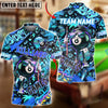 BlueJose Billiards 8-Ball Graffiti Game Character Personalized Name Shirt (4 Colors)