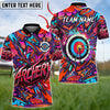 BlueJose Archery Graffiti Customized Name 3D Shirt (4 Colors)