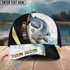 BlueJose Fishing Gold Black Dynamic Jump Personalized Cap (13 Breeds)