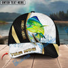 BlueJose Fishing Gold Black Dynamic Jump Personalized Cap (13 Breeds)