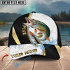 BlueJose Fishing Gold Black Dynamic Jump Personalized Cap (13 Breeds)