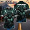 BlueJose Darts Thunder Gorilla Customized Name, Team Name 3D Shirt (4 Colors)
