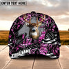 BlueJose Deer Breakthrough Camo Hunting US Flag Multicolor Options Personalized Name 3D Cap