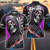 BlueJose Darts Skull Paint Color Multicolor Options Personalized Name Shirt (4 Colors)
