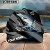 BlueJose Fishing Gray Jumping Water Splash Graphic Personalized Cap (13 Breeds)