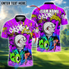 BlueJose Golf Graffiti Angry Golf Ball Art Multicolor Options Personalized Name, Team Name 3D Shirt (4 Colors)