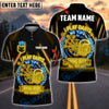 BlueJose Darts No Tips Funny Shirt Neon Pub Style Customized Name, Team Name 3D Shirt (4 Colors)