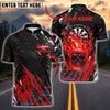 BlueJose Darts Skull Fire Flame Customized Name, Team Name 3D Shirt (4 Colors)