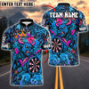 BlueJose Darts Angry Bull Graffiti Crown Customized Name, Team Name 3D Shirt (4 Colors)
