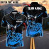 BlueJose Darts Yellow Hornet Graphic Personalized Name, Team Name Shirt (4 Colors)