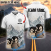BlueJose Darts Arctic Penguins Chill But Fierce Personalized Name, Team Name Shirt