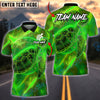 BlueJose Darts Turtle Dartboard Neon Glow Pattern Multicolor Options Personalized Name Shirt (4 Colors)