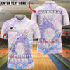 BlueJose Bowling And Pins Crystal Dragon Customized Name, Team Name 3D Shirt (4 Colors)