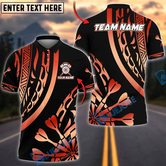 BlueJose Darts Elite Tribal Personalized Name, Team Name Unisex Shirt (6 Colors)