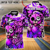 BlueJose Bowling And Pins Graffiti Bear Bowl Like A Beast Customized Name, Team Name 3D Shirt (4 Colors)