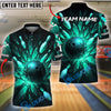 BlueJose Bowling And Pins Ice Breaker Customized Name 3D Shirt (4 Colors)